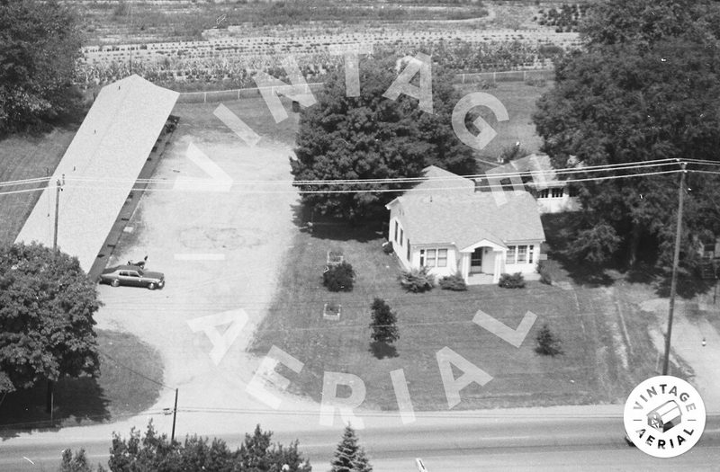 Gem Motel - 1981 Aerial View